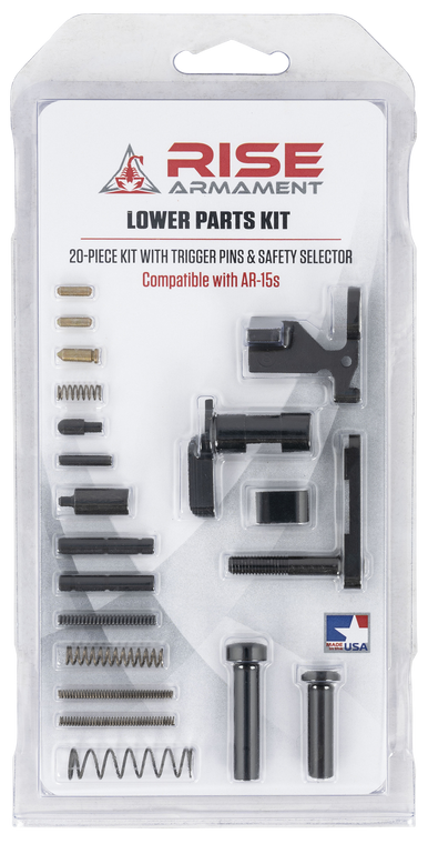 Rise Armament Lower Parts Kit, Rise 12003       Lpk W/o Fire Control Group