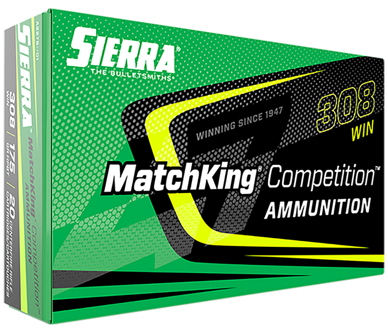 Sierra Matchking, Sierra A2275-01 308 Win       175 Gr Hpbt Mk 20/10