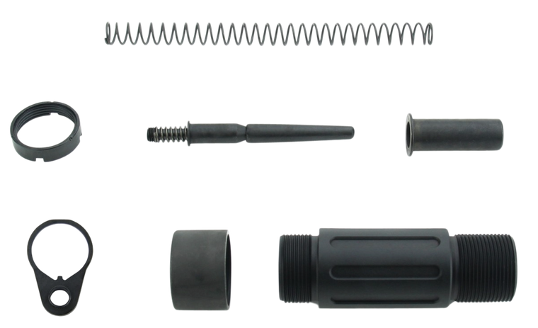 Tacfire Short Buffer Tube System, Tacfire Mar139-c         3.5" Short Pstl Buff Tube