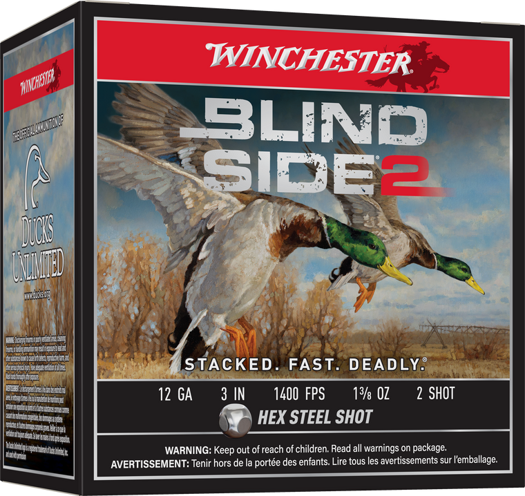 Winchester Ammo Blind Side 2, Win Xbs1232    Blindside   12 3in 2 St  13/8 25/10