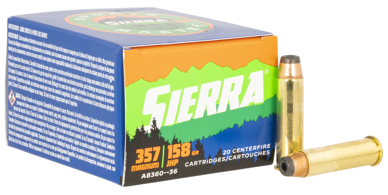 Sierra Outdoor Master, Sierra A8360-36   Sports Mstr 357mg 158gr Jhp 20ct