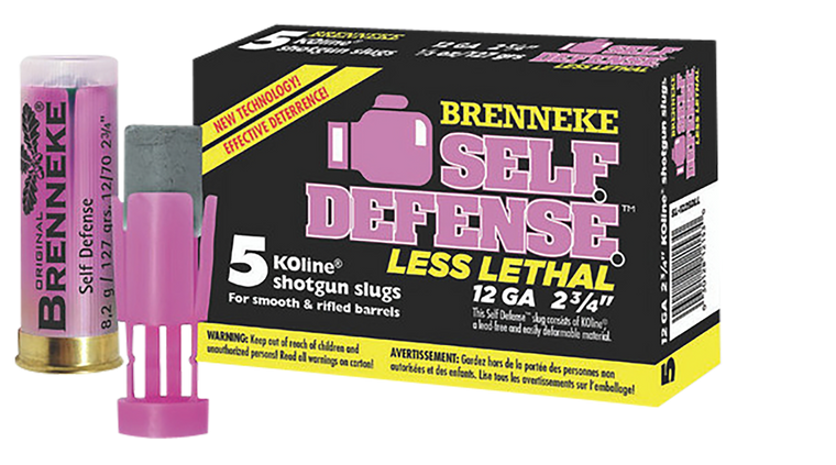 Brenneke Self Defense, Br Sl122sdll Self Def Less Lth Sabot 12 2.75  5/50