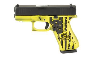 GLOCK 43X 9mm Sub-Compact Pistol with Gadsden Flag Cerakote Finish