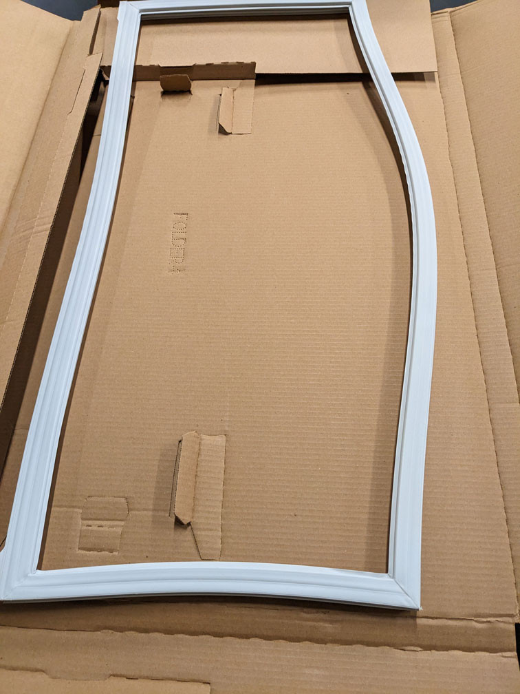 063963-000 GREY, MAGNETIC, GASKET REFRIGERATOR DOOR - Kimball