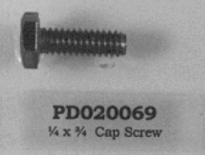 PD020069 CAP SCREW 1/4-20 X 3/4 SS