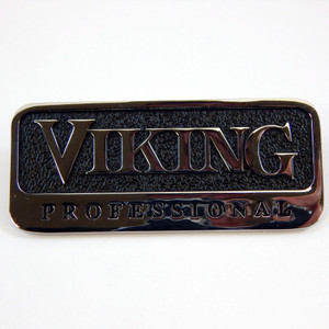 PE010142 3" LOGO (BLACK/CHROME)