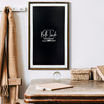 24-inch Floating Frame Digital Wall Display with a sleek design, powered by DAKboard. This Australian-made non-touch display is perfect for showcasing digital calendars, agendas, and photos in a modern, stylish way.