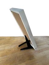 Back view of the 24-inch Smart Display Stand, showing sturdy support for desk or tabletop placement, ideal for homes or businesses.