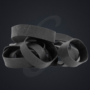 12 pack of Black Luxe "Medium" Grand Band replacement rubber bands