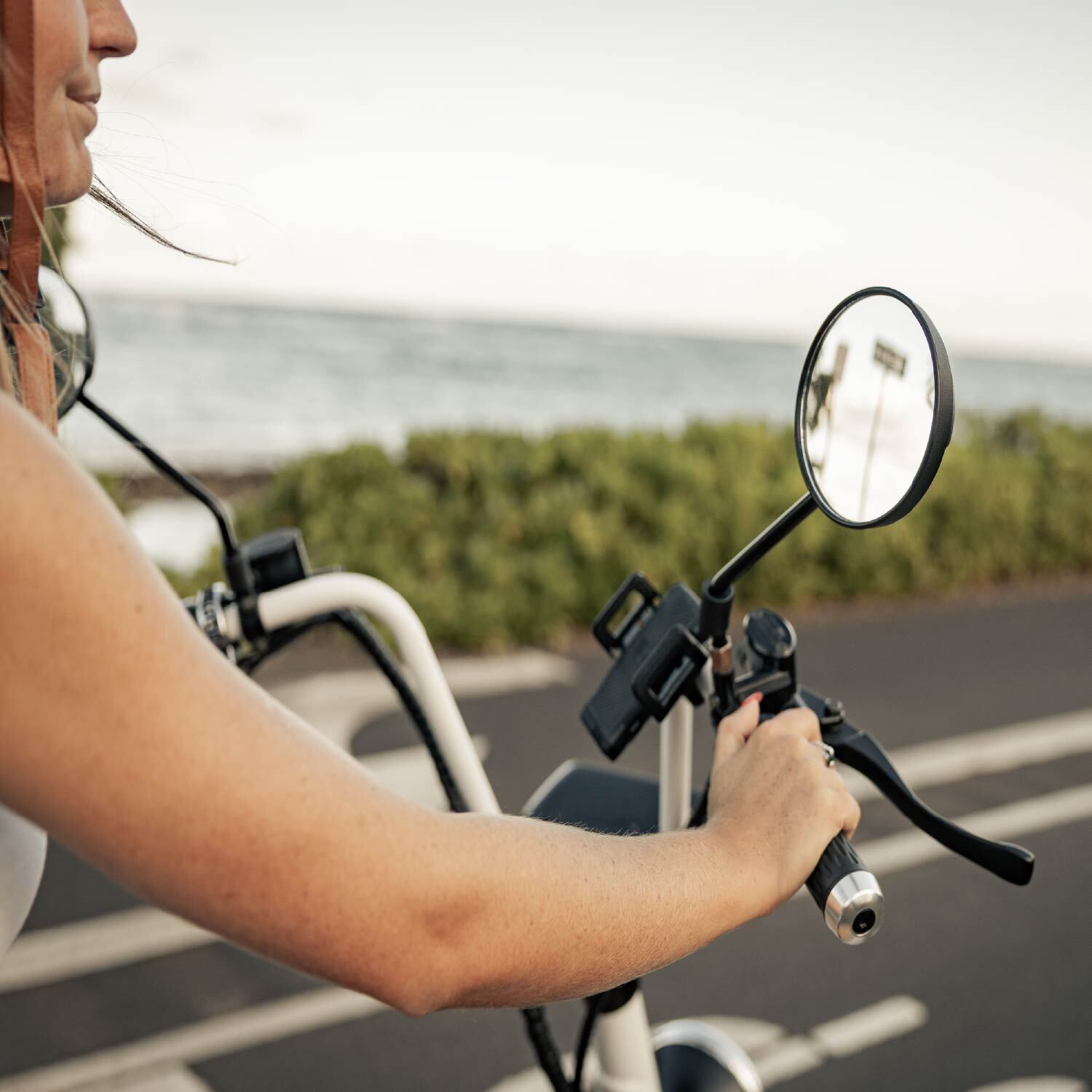 two island cruzers in front of Cozumel sign
