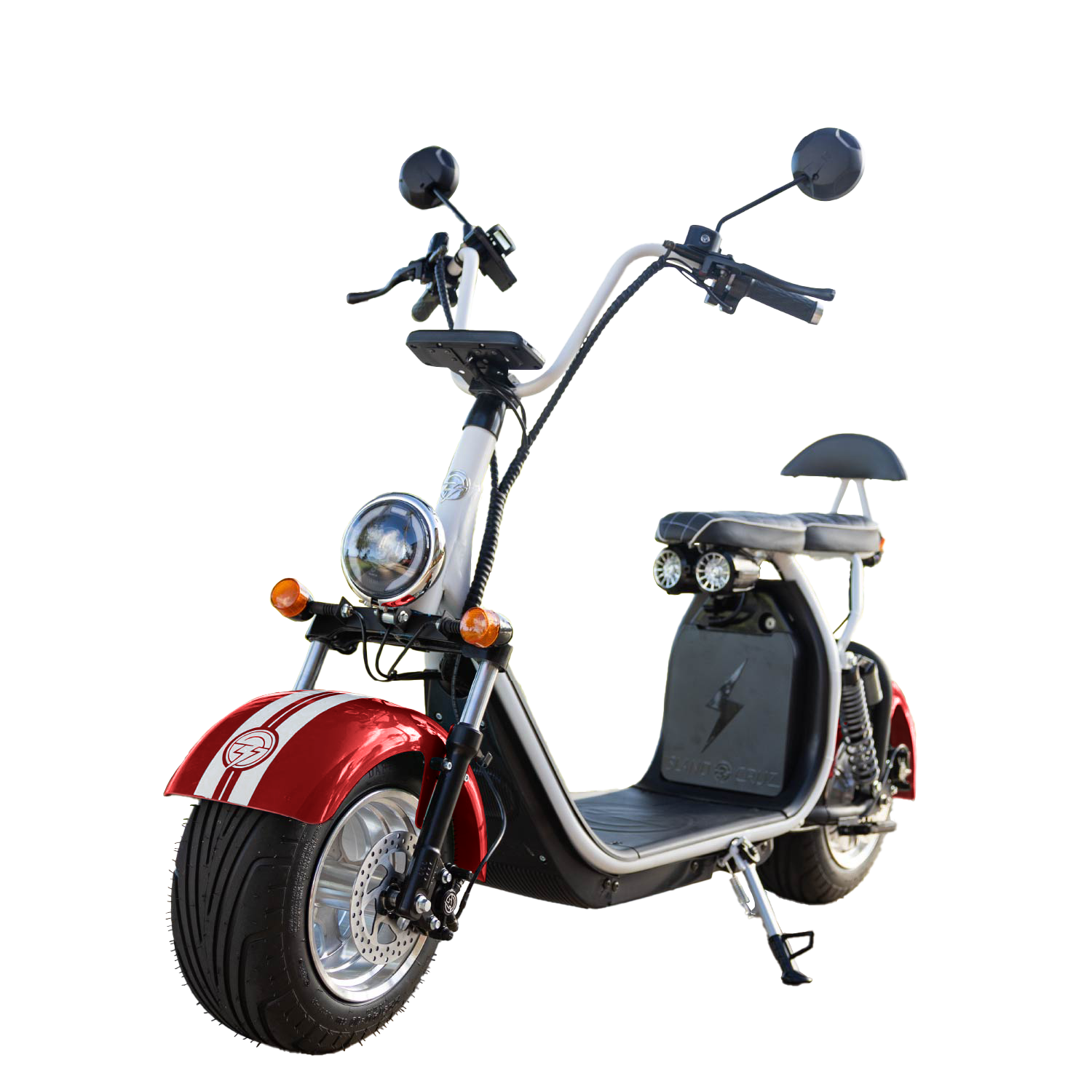 Cruzer White with White Seat