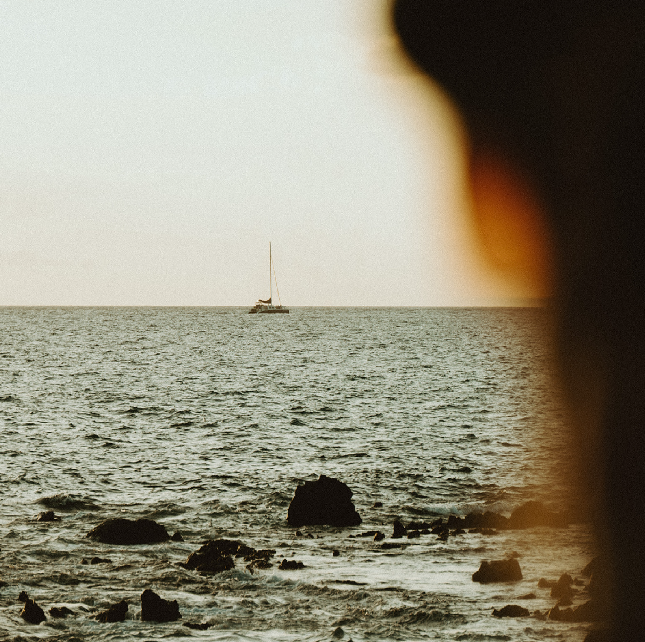 woman standing by island cruzer