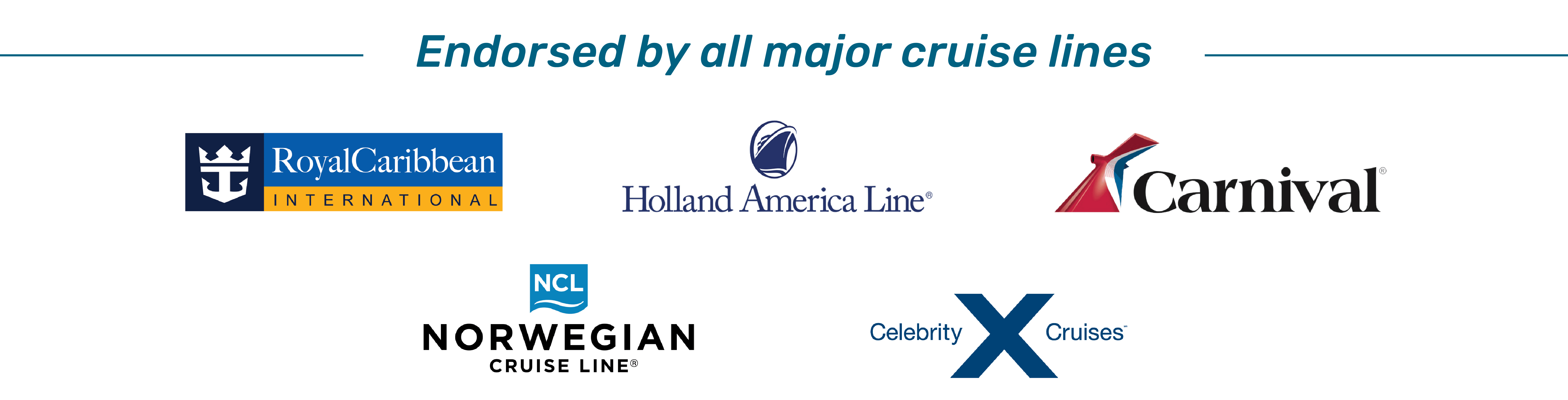 major cruise line logos