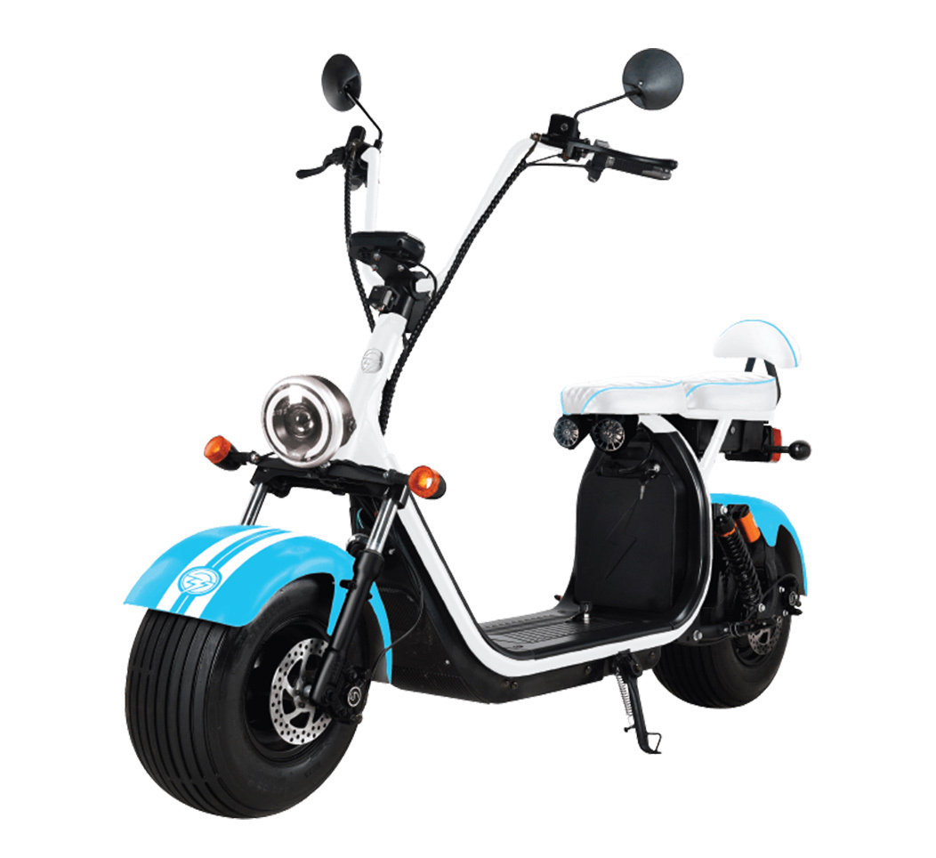 image of island cruzer scooter on white background