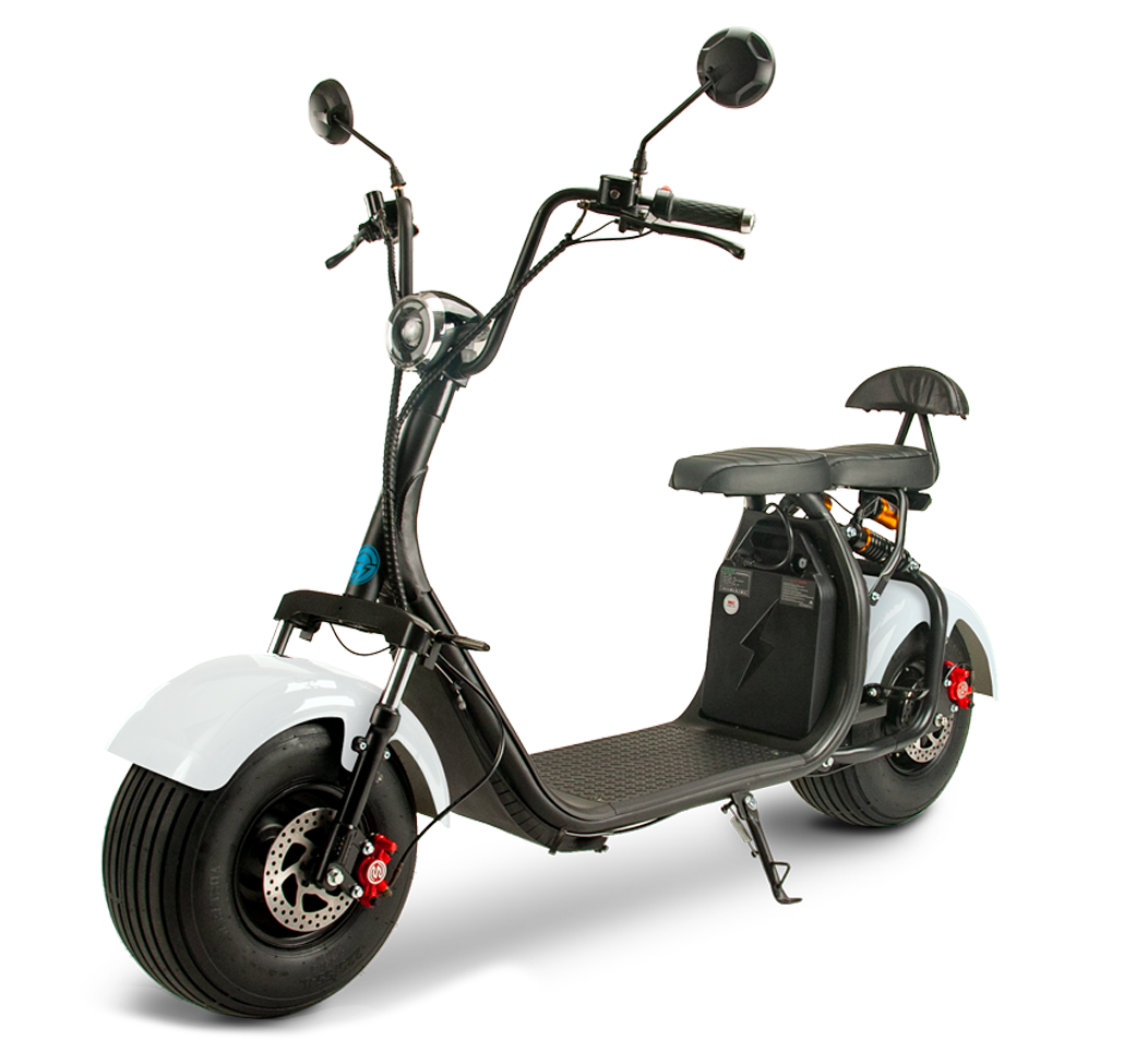 image of maui scooter on white background