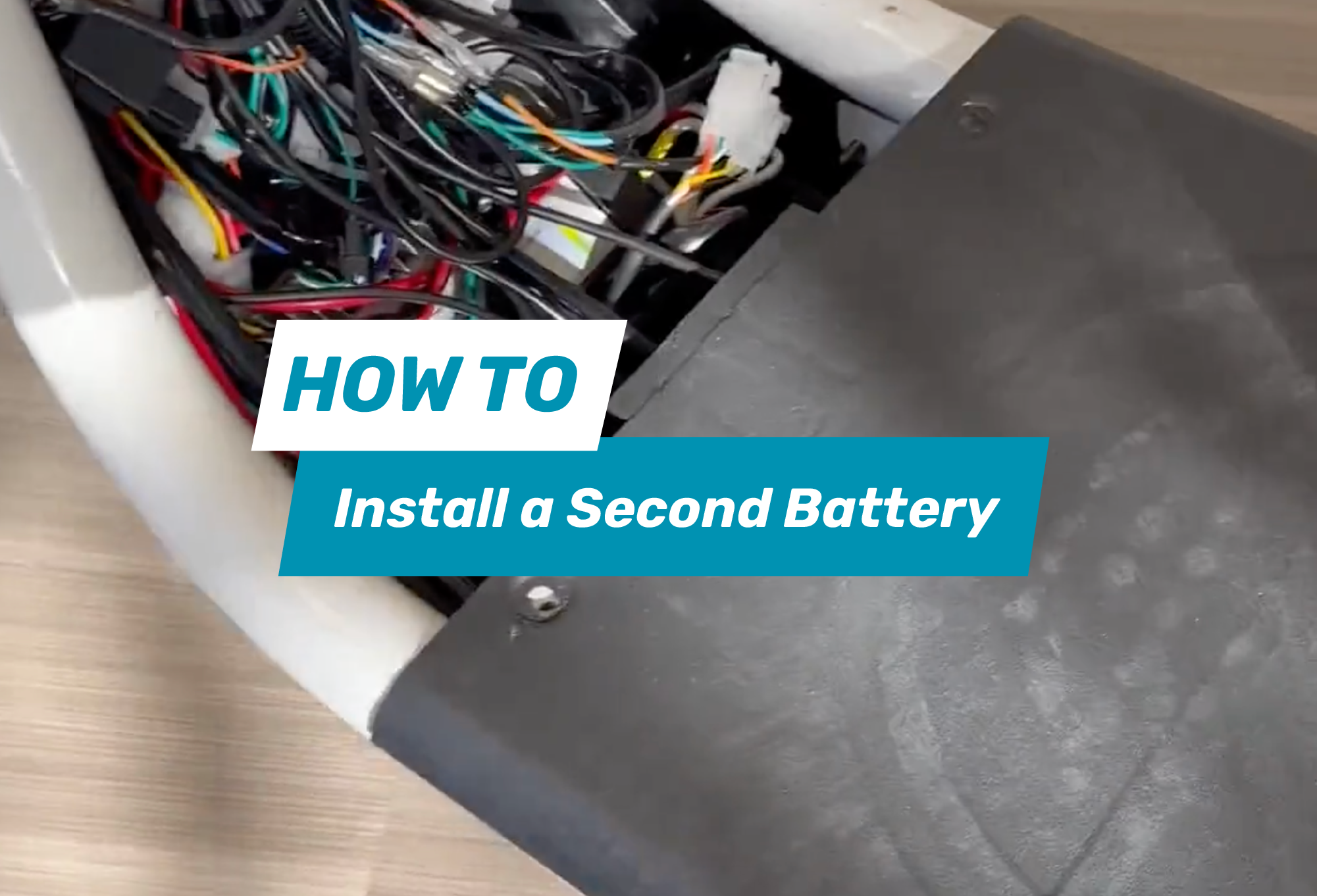 How to Install a second battery