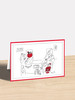 Santa At The Airport | New Yorker Christmas Cover Card