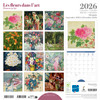 FLEURS DANS L'ART / FLOWERS IN ART - 12 x 12 WALL CALENDAR