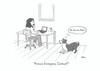 Emergency Contact - Cartoon Collection | Dog Greeting Card | Nelson Line Studio