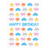 Space Invaders | General Greeting Card | Nelson Line Studio