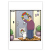 Doggie Wreath | Christmas Greeting Card | Cartoon Collection