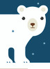 Polar Bear | Christmas Greeting Card | Dicky Bird