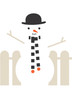Snowman | Christmas Greeting Card | Dicky Bird