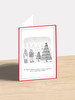Trying To Decide | New Yorker Christmas Card