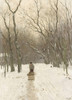 Winter In The Scheveningen Woods - 12 Cds/Env Museum Christmas Bx | Christmas & Holiday Greeting Card | Nelson Line Studio