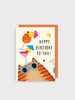 Birthday Cat Cocktails | Birthday Greeting Card | Charley Rabbit