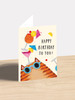 Birthday Cat Cocktails - 4 x 6" Birthday Card