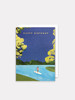 Birthday Paddle Board - 5 x 7" Birthday Card