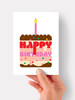 Birthday Sprinkles Cake - 4.5 x 6.25" Birthday Card