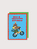 Birthday Wheelie - 4.5 x 6.25" Birthday Card