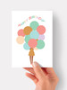 Bunch of Balloons - 4.5 x 6.25" Card