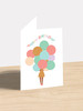Bunch of Balloons - 4.5 x 6.25" Card