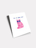 Cool Cat - 4.5 x 6.25" Card
