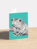 Green Tree Frog - 4.5 x 6.25 Card