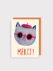 Merci Cat | Thank You Greeting Card | Charley Rabbit