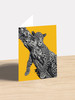 Sleeping Leopard - 4.5 x 6.25 Card