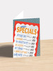 Tonight's Specials - 4.5 x 6.25 Birthday Card