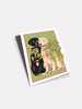 Dog Branch - 4.5 x 6.25 Christmas Card
