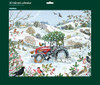 FARM CHRISTMAS - 18.5 x 15.75" ADVENT CALENDAR