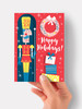 Happy Holidays - 4.5 x 6.4 Christmas Card