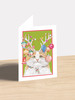 Kitty Antlers - 4.5 x 6.25 Christmas Card