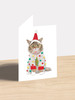 Kitty Sweater - 4.5 x 6.25 Christmas Card