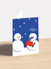 New Nose - 4.5 x 6.4 Christmas Card