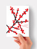 Red Berries - 4.5 x 6.25" Christmas Card