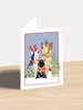 Singing Dogs - 4.5 x 6.25 Christmas Card