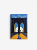 Brooklyn Bridge Sunset Hard Magnet | New Yorker Card